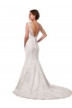 Sleeveless Sweetheart Lace Ivory Chapel Train Long Sexy Wedding Dress Cardiff