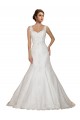 Cap Sleeves V-Neck Lace Ivory Chapel Train Wedding Dress Cardiff
