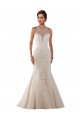 Sleeveless Sweetheart Lace Ivory Chapel Train Bridal Gown Cardiff
