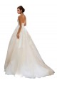 Sleeveless Sweetheart Tulle & Lace Ivory & Champagne Ball Gown Chapel Train Wedding Dress Cardiff