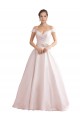 Sleeveless Sweetheart Satin Ivory Chapel Train Wedding Dresses Cardiff