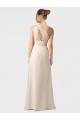 Sleeveless One Shoulder Soft Chiffon Black A-Line Long Bridesmaid Dress Cardiff
