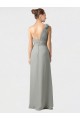 Sleeveless Sweetheart Soft Chiffon Black Long Bridesmaid Dress / Formal Dress Cardiff