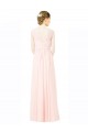 Sleeveless Jewel Soft Chiffon Long Bridesmaid Dress Cardiff