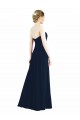 Sleeveless Sweetheart Soft Chiffon Smoke Green Long Bridesmaid Dress Cardiff