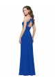 Sleeveless V-Neck Soft Chiffon Royal Blue Long Bridesmaid Dress / Formal Dress Cardiff