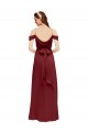 Sleeveless Sweetheart Soft Chiffon Burgundy Long Formal Dress / Bridesmaid Dress Cardiff