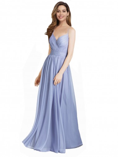 Sleeveless Sweetheart Chiffon & Lace Long Bridesmaid Dress / Evening Dress Cardiff