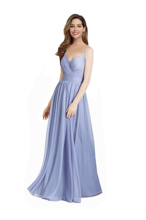 Sleeveless Sweetheart Chiffon & Lace Long Bridesmaid Dress / Evening Dress Cardiff