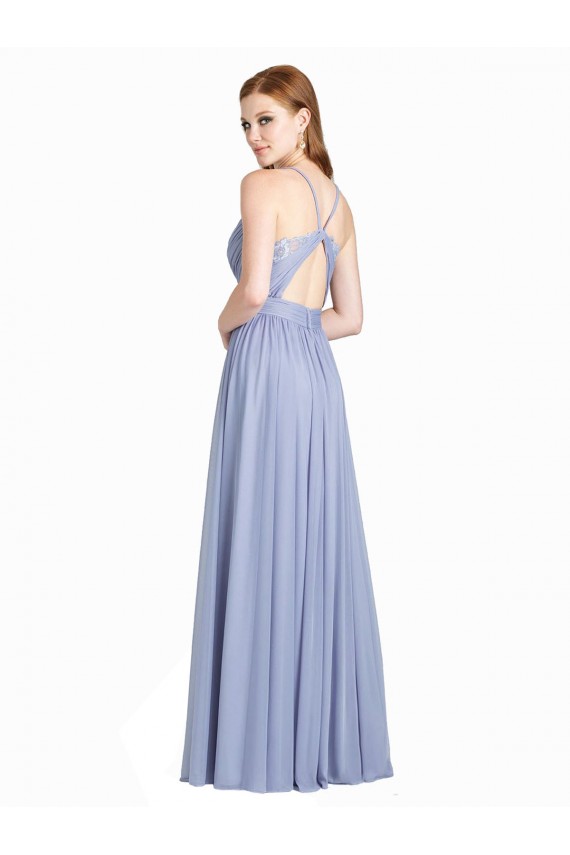 Sleeveless Sweetheart Chiffon & Lace Long Bridesmaid Dress / Evening Dress Cardiff
