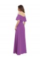Flutter Sleeves Spaghetti Straps Soft Chiffon Dahlia Long Bridesmaid Dress Cardiff
