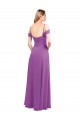 Cold Shoulder Sweetheart Soft Chiffon Dahlia Long Bridesmaid Dress Cardiff