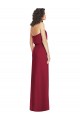 Sleeveless Strapless Soft Chiffon Lilac Long Formal Dress / Bridesmaid Dress Cardiff