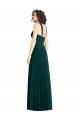Sleeveless Halter Neck Soft Chiffon Ever Green Long Bridesmaid Dress Cardiff