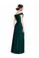 Sleeveless V-Neck Soft Chiffon Ever Green Long Formal Dress / Bridesmaid Dress Cardiff