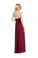 Sleeveless High Neck Soft Chiffon Dark Green Long Semi Formal Evening Dress / Bridesmaid Dress Cardiff