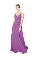 Sleeveless Sweetheart Soft Chiffon Dahlia Long Formal Dress / Bridesmaid Dress Cardiff