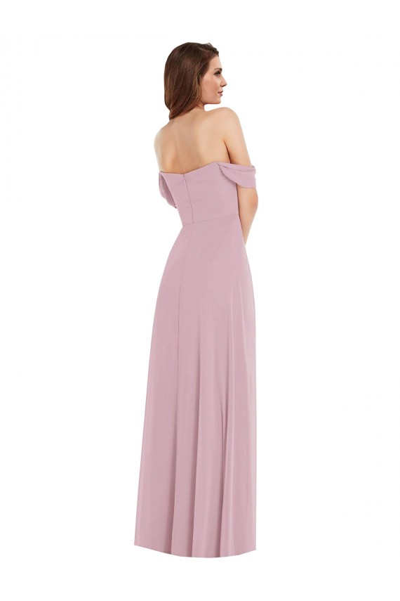 Sleeveless Sweetheart Soft Chiffon Primrose Long Black Tie Evening Gown / Bridesmaid Dress Cardiff