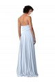 Sleeveless V-Neck Soft Chiffon Light Sky Blue Long Formal Dress / Bridesmaid Dress Cardiff