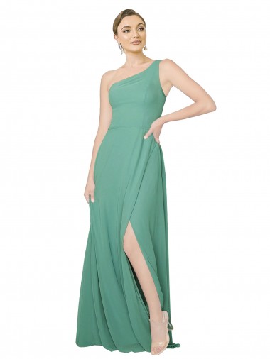 Sleeveless Strapless Soft Chiffon Icelandic Silver Long Bridesmaid Dress Cardiff