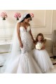 Sleeveless Bateau Neck Tulle & Lace Ivory Ball Gown Chapel Train Flower Girl Dress Cardiff