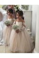 Long Sleeves Sweetheart Tulle & Lace Ivory Chapel Train Little Flower Girl Dress Cardiff