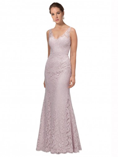 Sleeveless Sweetheart Lace Long Formal Dress / Bridesmaid Dress Cardiff