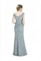 Cap Sleeves Off the Shoulder Lace Long Prom Dress / Bridesmaid Dress Cardiff