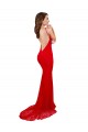 Sleeveless High Neck Lace Red Long Evening Gown / Prom Dress / Bridesmaid Dress Cardiff
