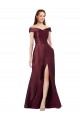 Cap Sleeves Strapless Satin Burgundy Gold Long Black Tie Evening Gown / Prom Dress / Bridesmaid Dress Cardiff