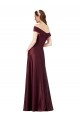 Cap Sleeves Strapless Satin Burgundy Gold Long Black Tie Evening Gown / Prom Dress / Bridesmaid Dress Cardiff