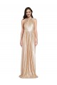 Sleeveless High Neck Sequin Gold Long Formal Evening Gown / Prom Dress / Bridesmaid Dress Cardiff