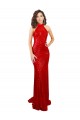 Sleeveless High Neck Sequin Red Long Formal Evening Gown / Prom Dress / Bridesmaid Dress Cardiff