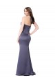 Sleeveless Halter Neck Silk like Satin Dusk Long Formal Evening Gown / Prom Dress / Bridesmaid Dress Cardiff
