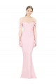 Sleeveless Strapless Stretch Crepe Pink Long Formal Evening Gown / Prom Dress / Bridesmaid Dress Cardiff