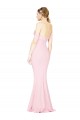 Sleeveless Strapless Stretch Crepe Pink Long Formal Evening Gown / Prom Dress / Bridesmaid Dress Cardiff