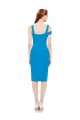 Sleeveless Stretch Crepe Cocktail Length Formal Evening Gown / Prom Dress / Bridesmaid Dress Cardiff