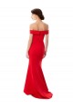 Sleeveless High Neck Stretch Crepe Red Long Formal Evening Dress / Prom Dress / Bridesmaid Dress Cardiff