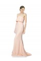 Sleeveless High Neck Stretch Crepe Nude Long Black Tie Evening Gown / Prom Dress / Bridesmaid Dress Cardiff