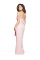 Sleeveless Strapless Stretch Crepe Pink Long Formal Dress / Bridesmaid Dress Cardiff