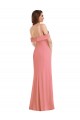 Sleeveless One Shoulder Stretch Crepe Hot Pink Long Semi Formal Evening Dress / Prom Dress / Bridesmaid Dress Cardiff