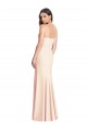 Sleeveless Sweetheart Stretch Crepe Nude Long Semi Formal Evening Dress / Prom Dress / Bridesmaid Dress Cardiff