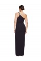 Sleeveless Strapless Stretch Crepe Black Long Formal Evening Gown / Prom Dress / Bridesmaid Dress Cardiff