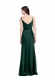 Sleeveless Cowl Neck Stretch Satin Hunter Long Black Tie Evening Gown / Prom Dress / Bridesmaid Dress Cardiff