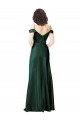 Sleeveless Spaghetti Straps Stretch Satin Hunter Long Formal Evening Gown / Prom Dress / Bridesmaid Dress Cardiff