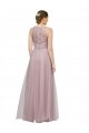 Sleeveless Sweetheart Tulle & Lace Light Lilac Long Bridesmaid Dress Cardiff