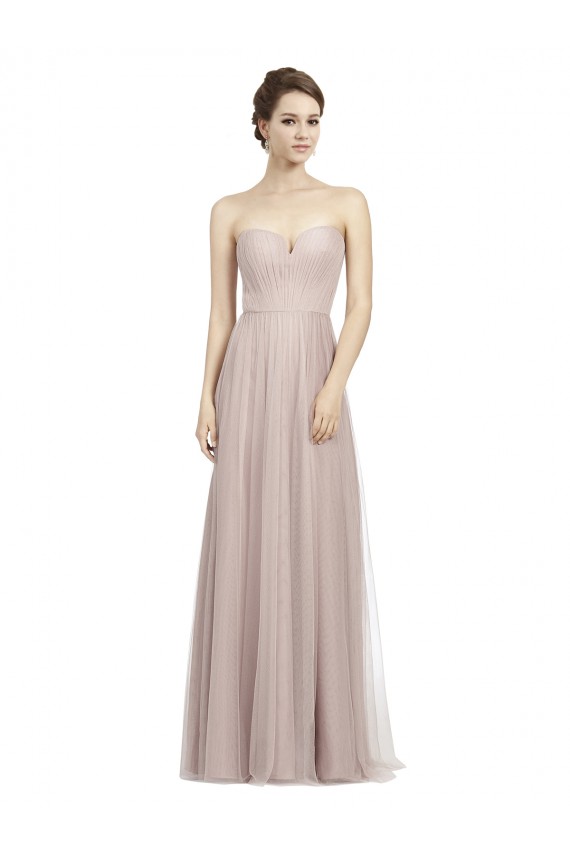 Sleeveless Sweetheart Tulle Vintage Rose Long Formal Dress / Bridesmaid Dress Cardiff