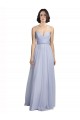 Sleeveless Sweetheart Tulle Lilac Long Bridesmaid Dress Cardiff