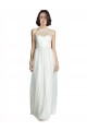 Sleeveless High Neck Tulle White Long Bridesmaid Dress Cardiff