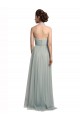 Sleeveless Halter Neck Tulle Long Bridal Party Dress / Evening Dress Cardiff